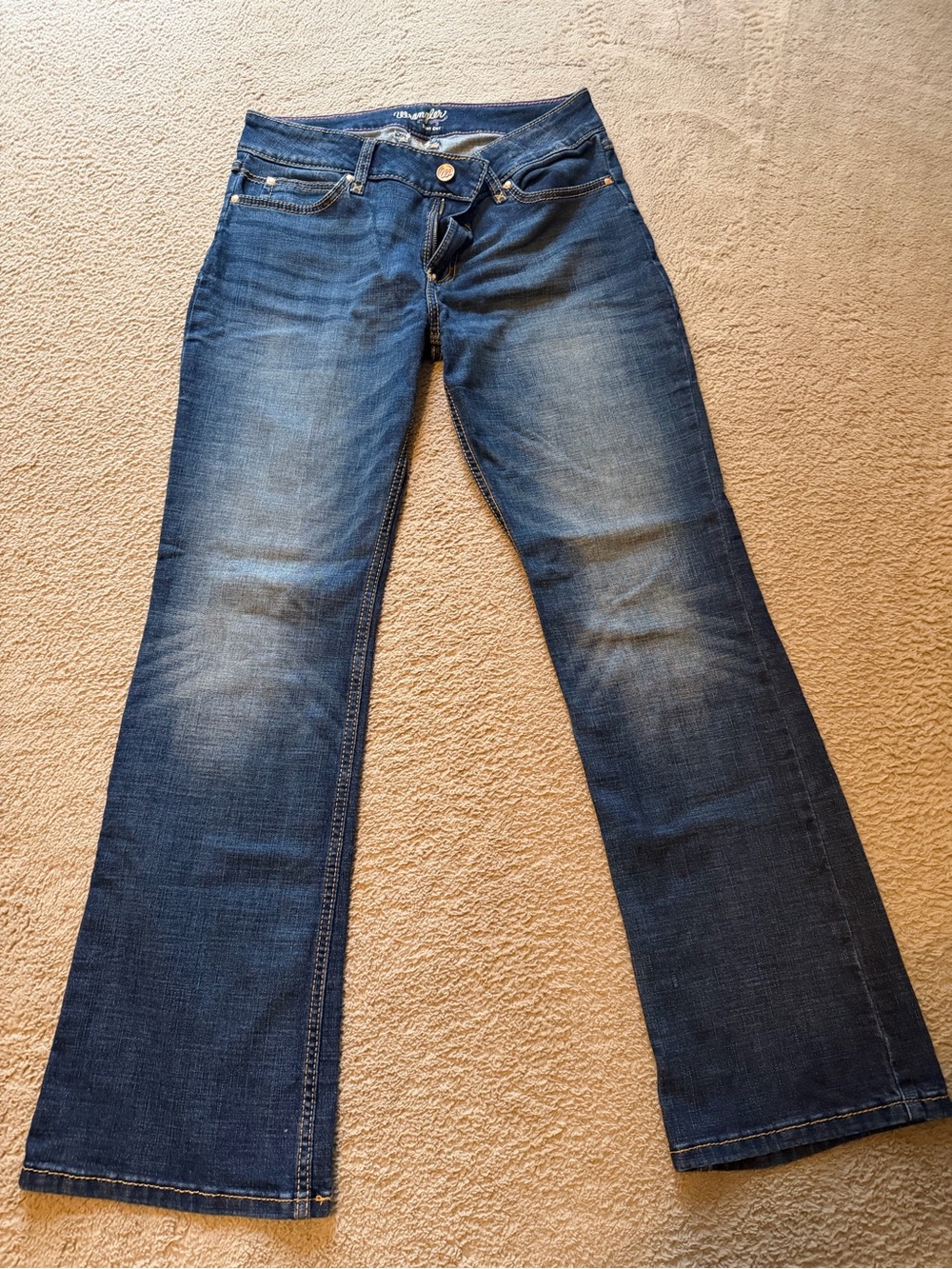 Wrangler Women's Dark Blue Bootcut Jeans